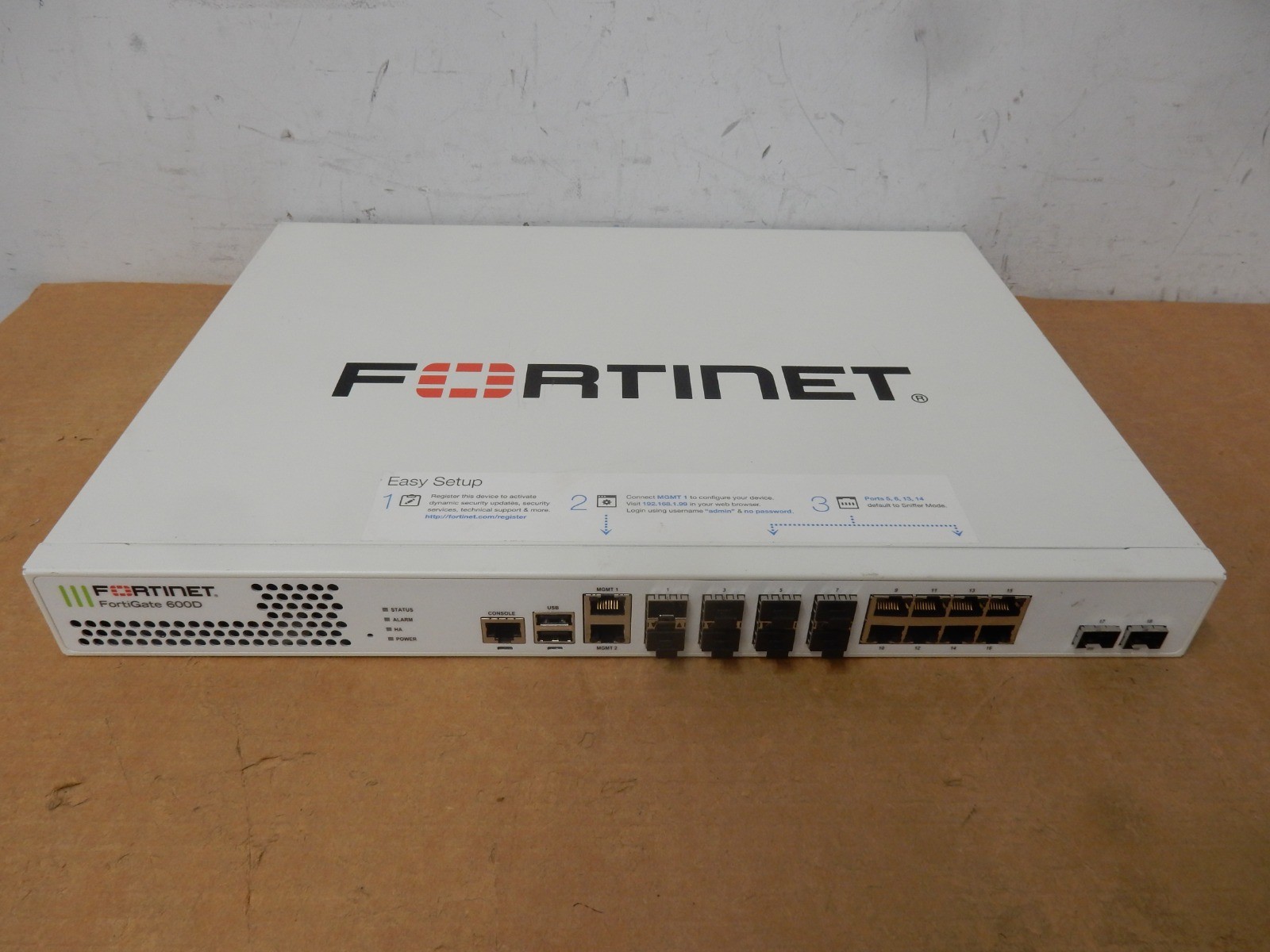 FORTINET FG-600D FortiGate 600D - No ears