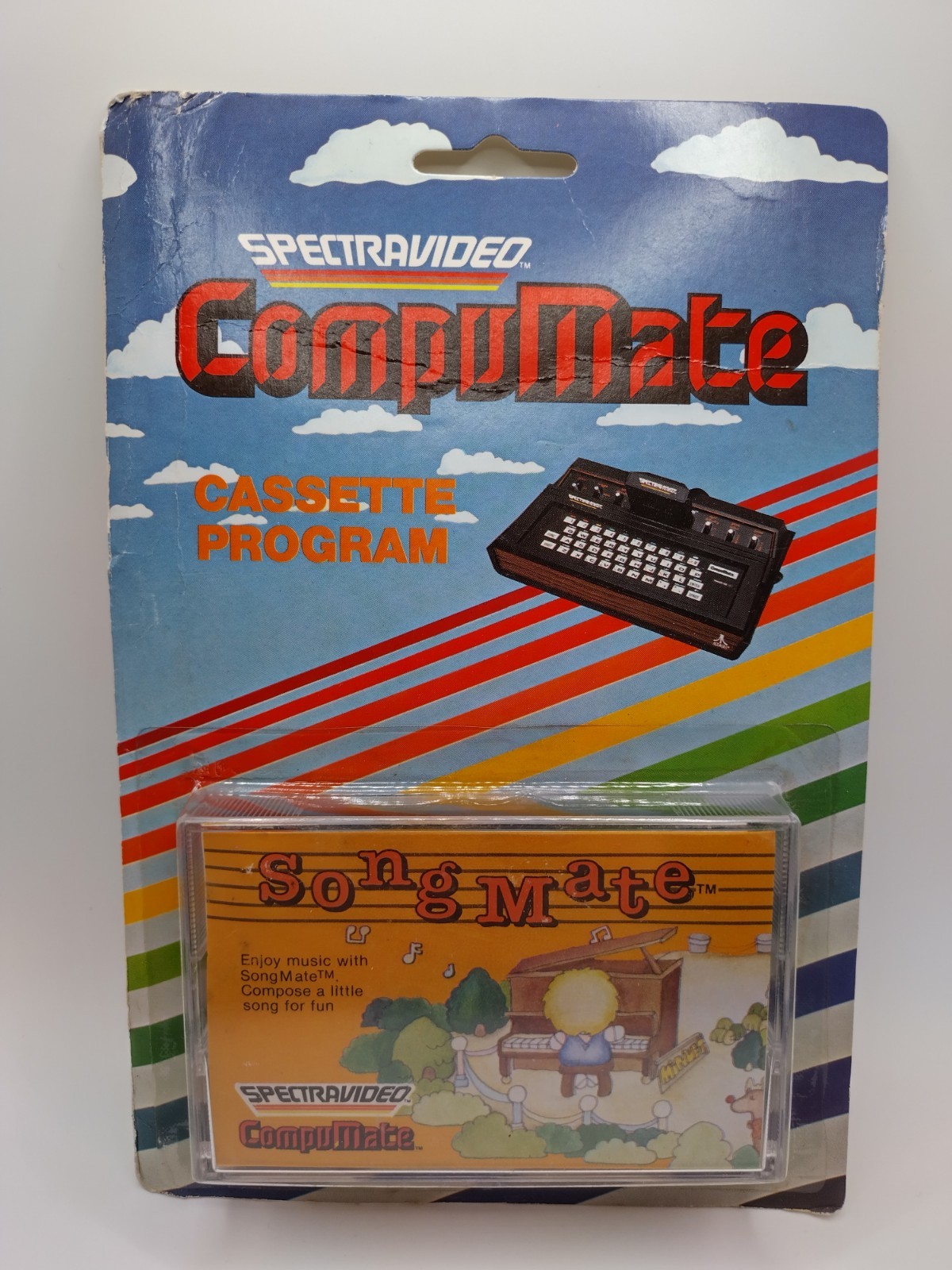 Atari 2600 VCS SongMate SPECTRAVISION COMPUMATE CASSETTE PROGRAM SEALED