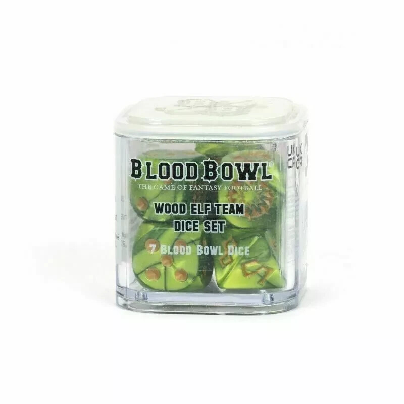Blood Bowl Wood Elf Team Team Dice Set Warhammer Games workshop new