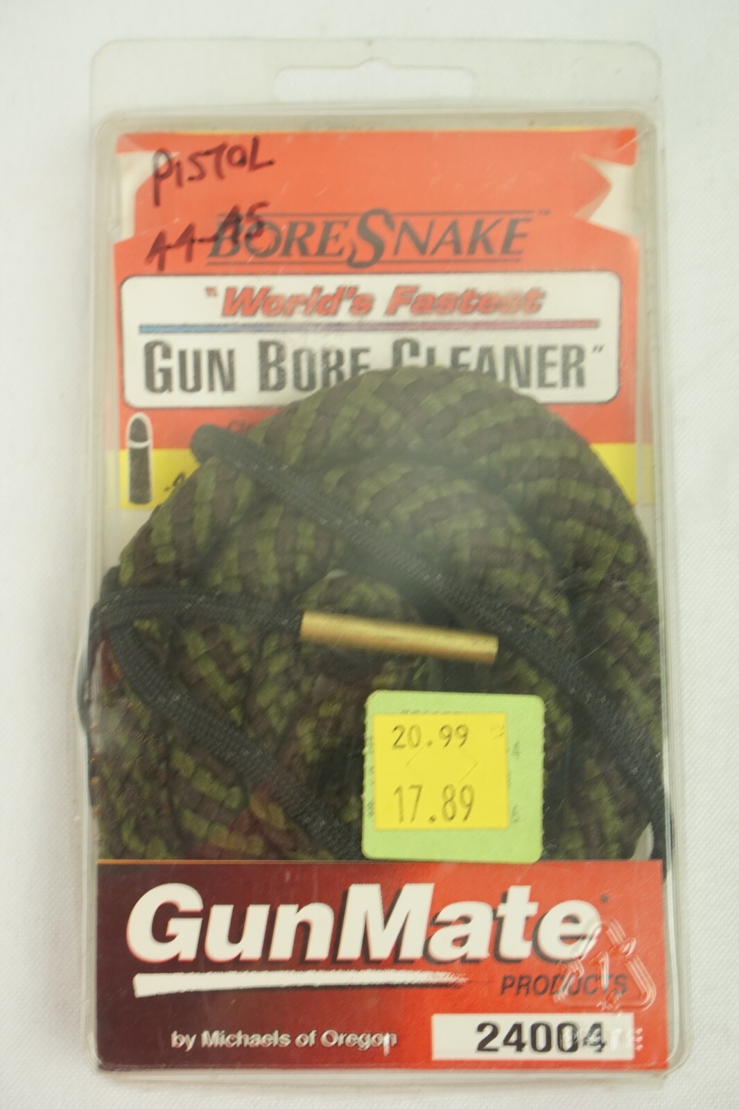 Bulter Creek Gunmate 24004 Boresnake Gun Bore Cleaner For 44 and 45C