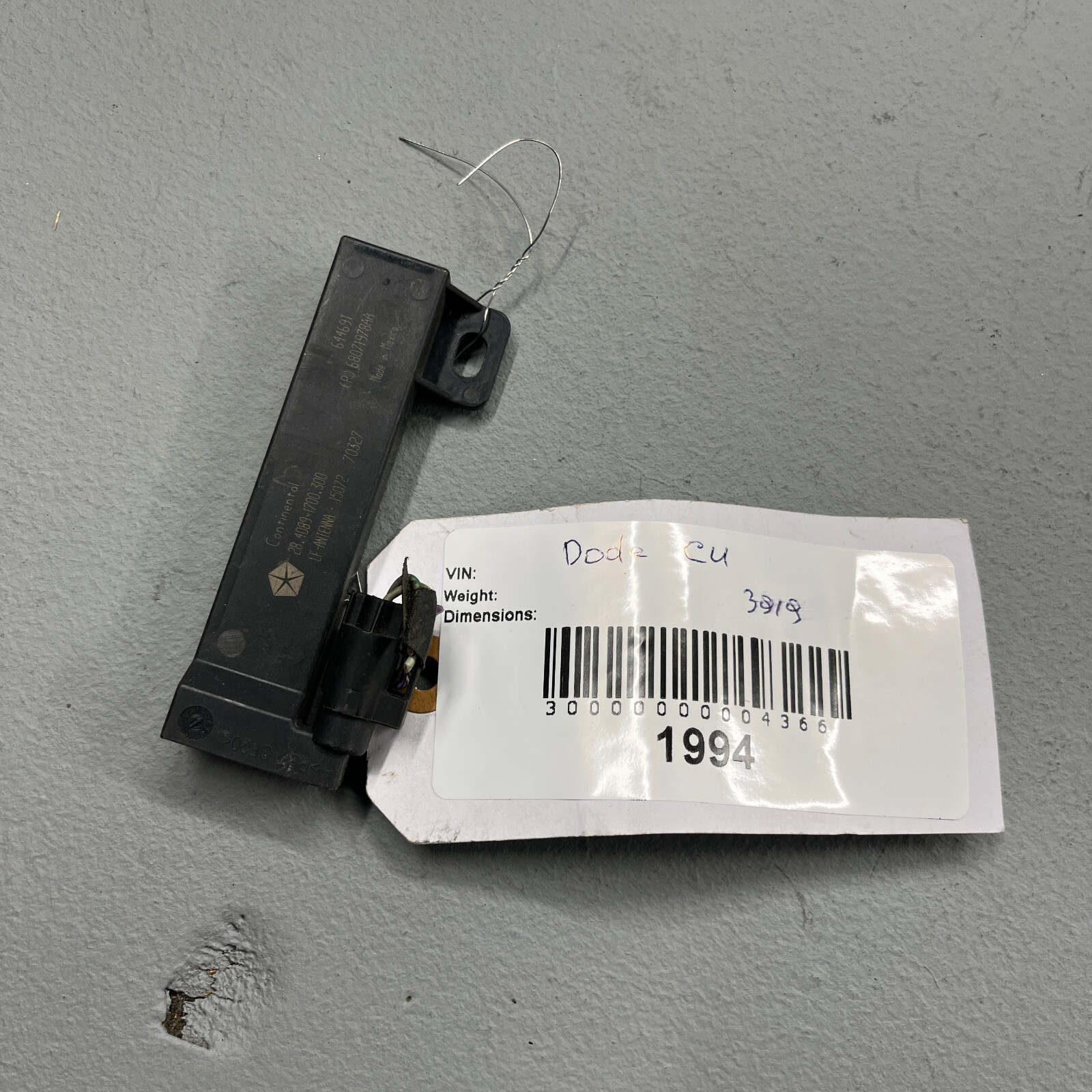 Dodge Chrysler Jeep 2011-2023 Keyless Entry Smart Key Antenna Control Module OEM