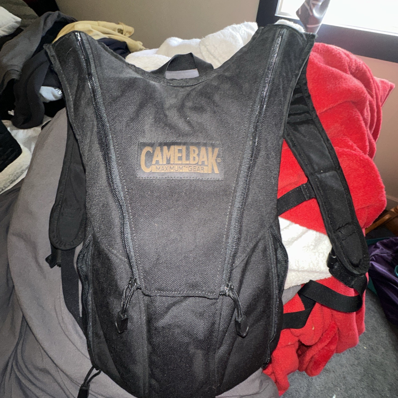 Camelbak Maximum Gear Ambush Hydration Pack Gray With Padded Straps - No Bladder