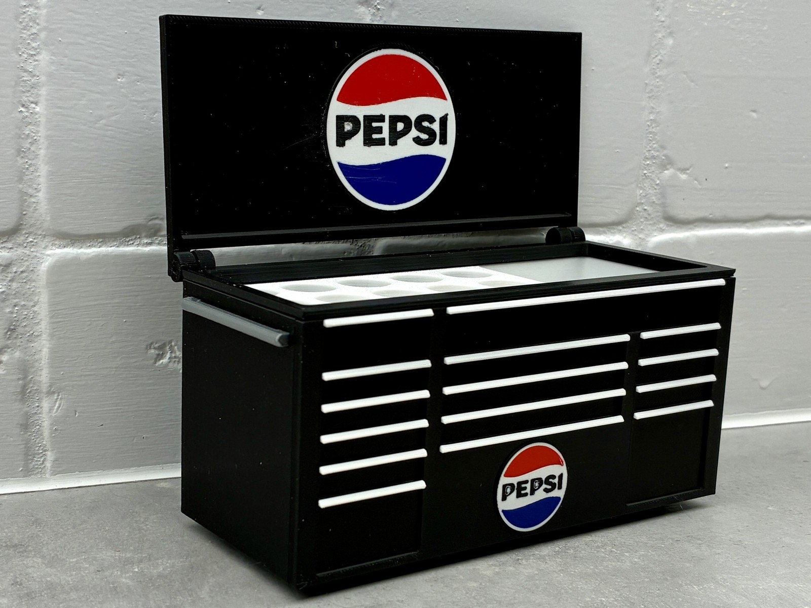 Pepsi Desk Toolbox Pen Holder 3D Printed Pencil Cup Desk Organizer Office Gift