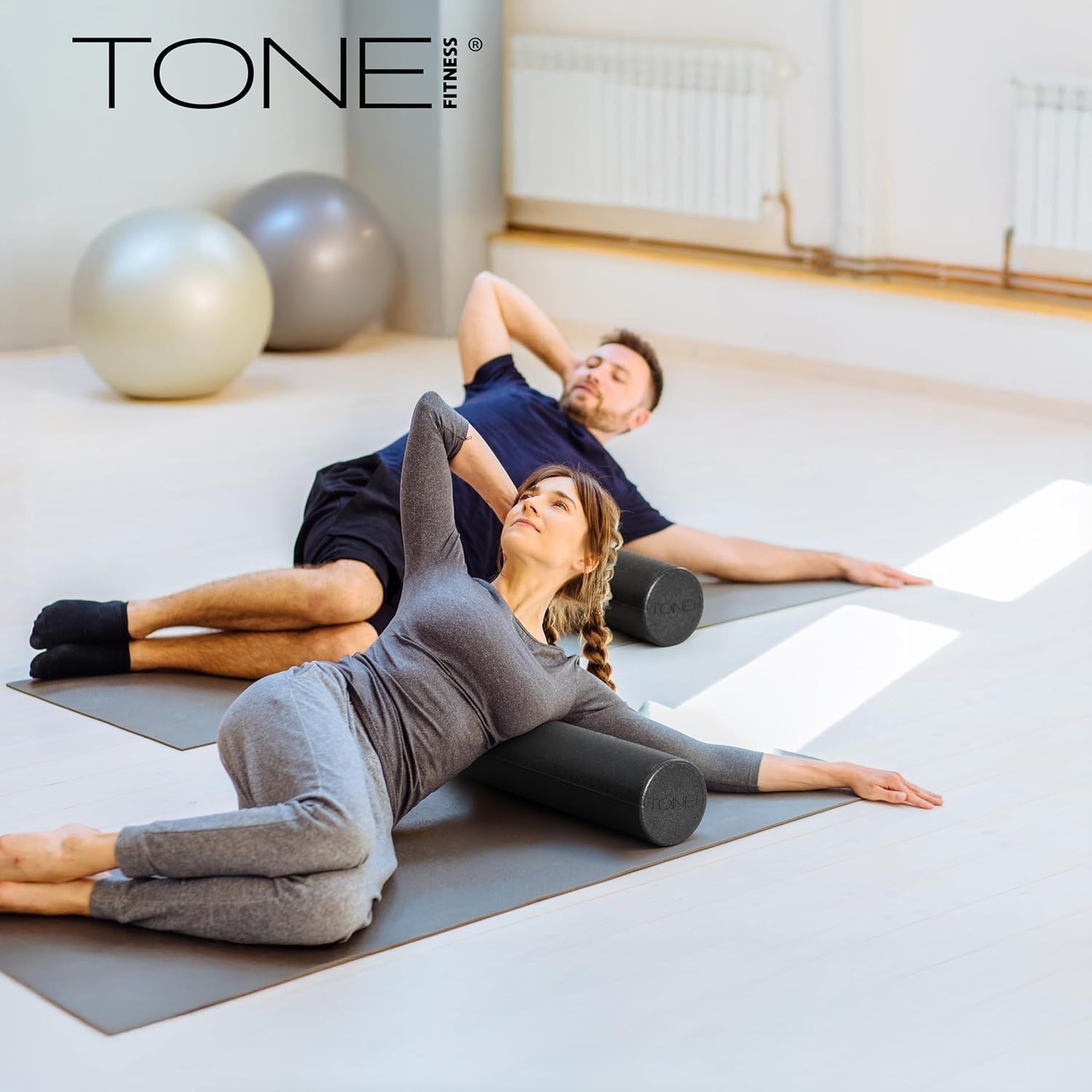 High Density EPP Foam Exercise Foam Roller for Yoga, Pilates, Stretching, Mas...