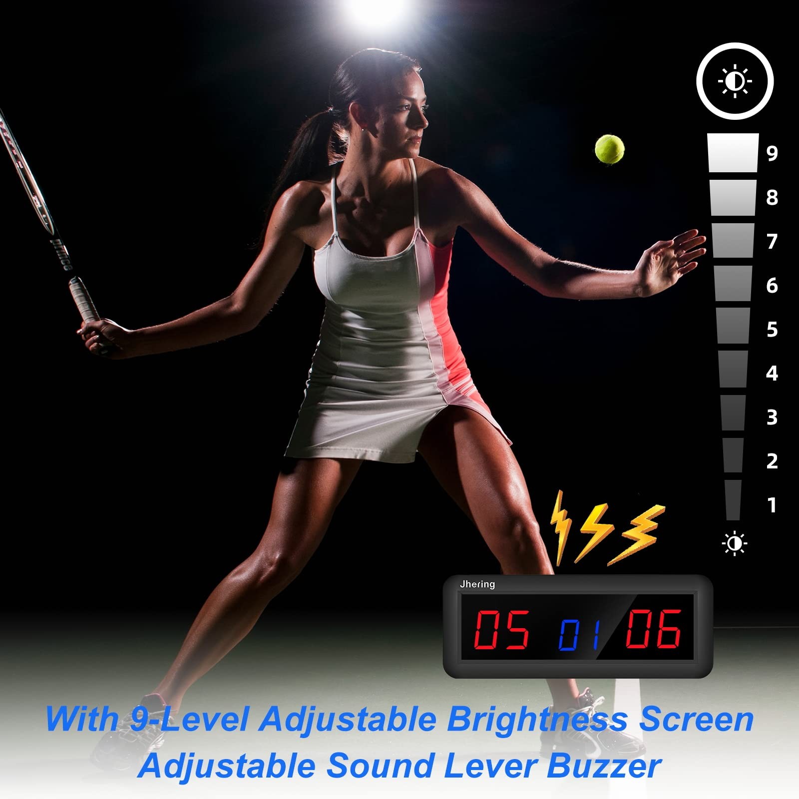Electronic Scoreboards with Remote, Portable Score Keeper, Digital Scoreboard...