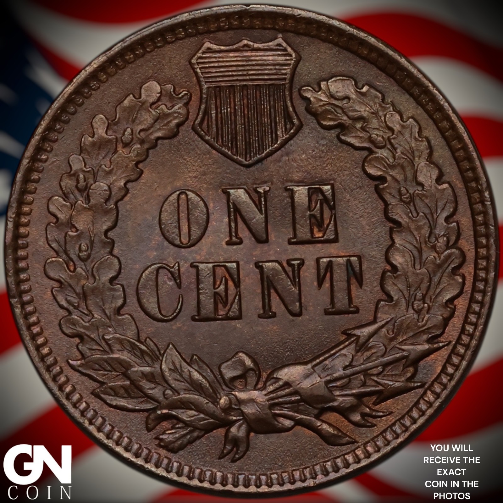 1902 Indian Head Cent Penny A0444