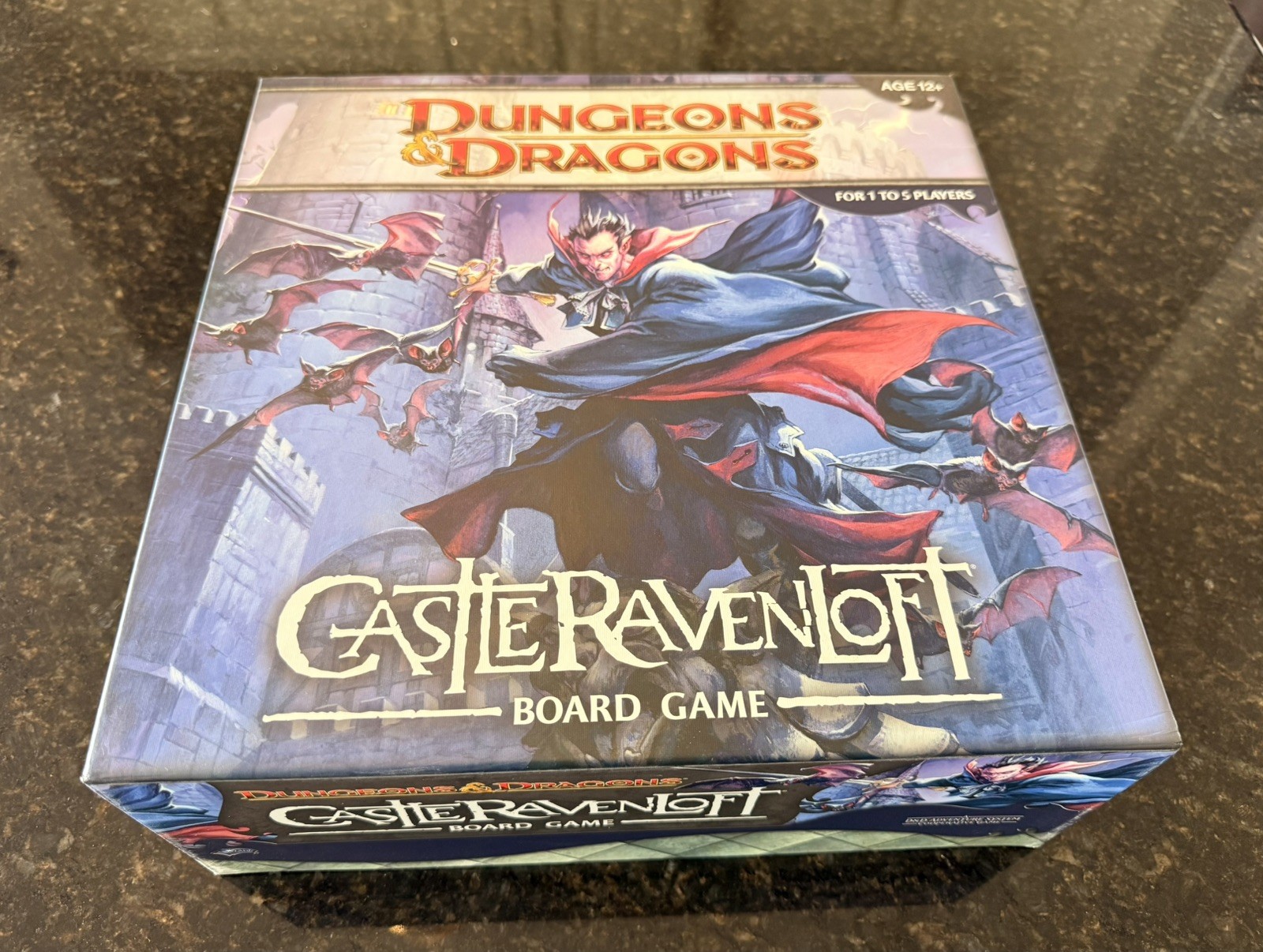 D&D Castle Ravenloft Board Game – Unpunched Tiles – Contents Sealed – Complete