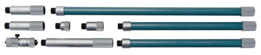 Mitutoyo 137-203, Tubular Vernier Inside Micrometer, Rod-Type Design 50-500mm
