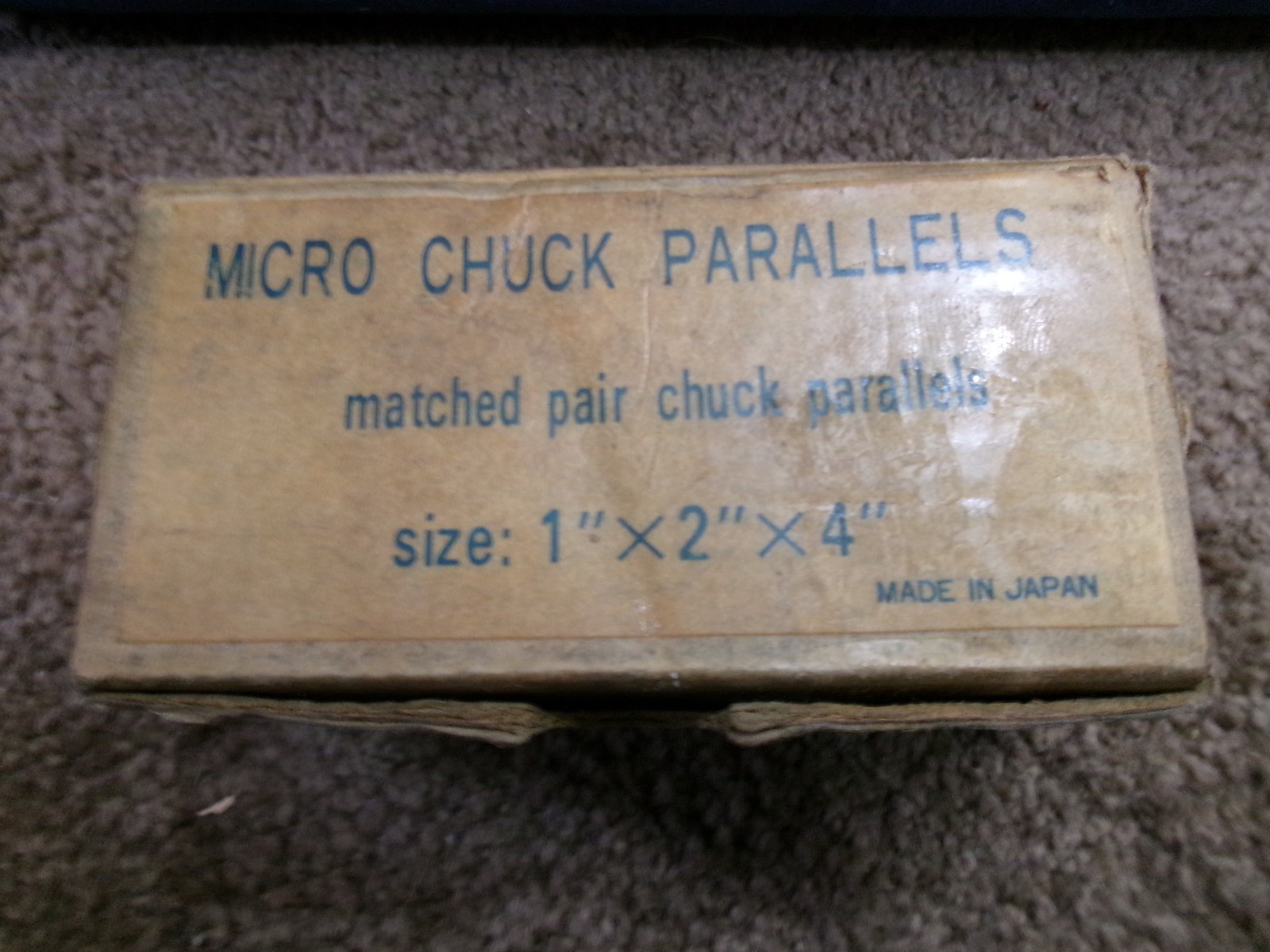 Precision MICRO  Chuck Parallels ~ Universal Blocks Pair 2.5 x 2.25 x 4" Used