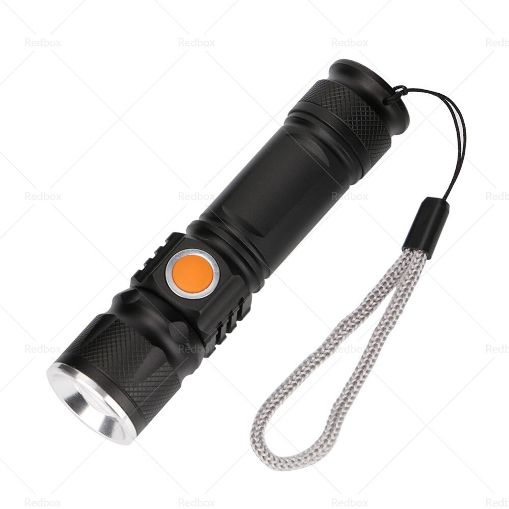 Rechargeable LED Flashlight Waterproof Torch Rainproof