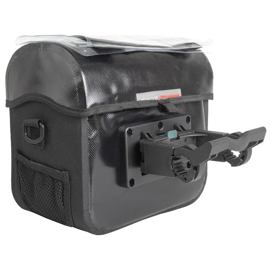 M-Wave Ottawa Waterproof 7L Handlebar Bag, 7L, Black