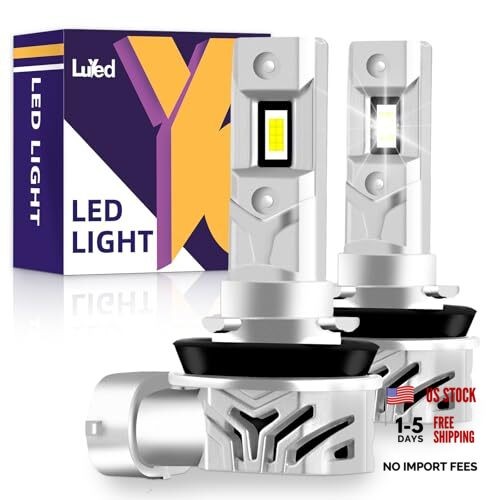 LED Bulbs, 24000LM 6500K Cool White with Cooling Fan for Fog H11 Xenon White