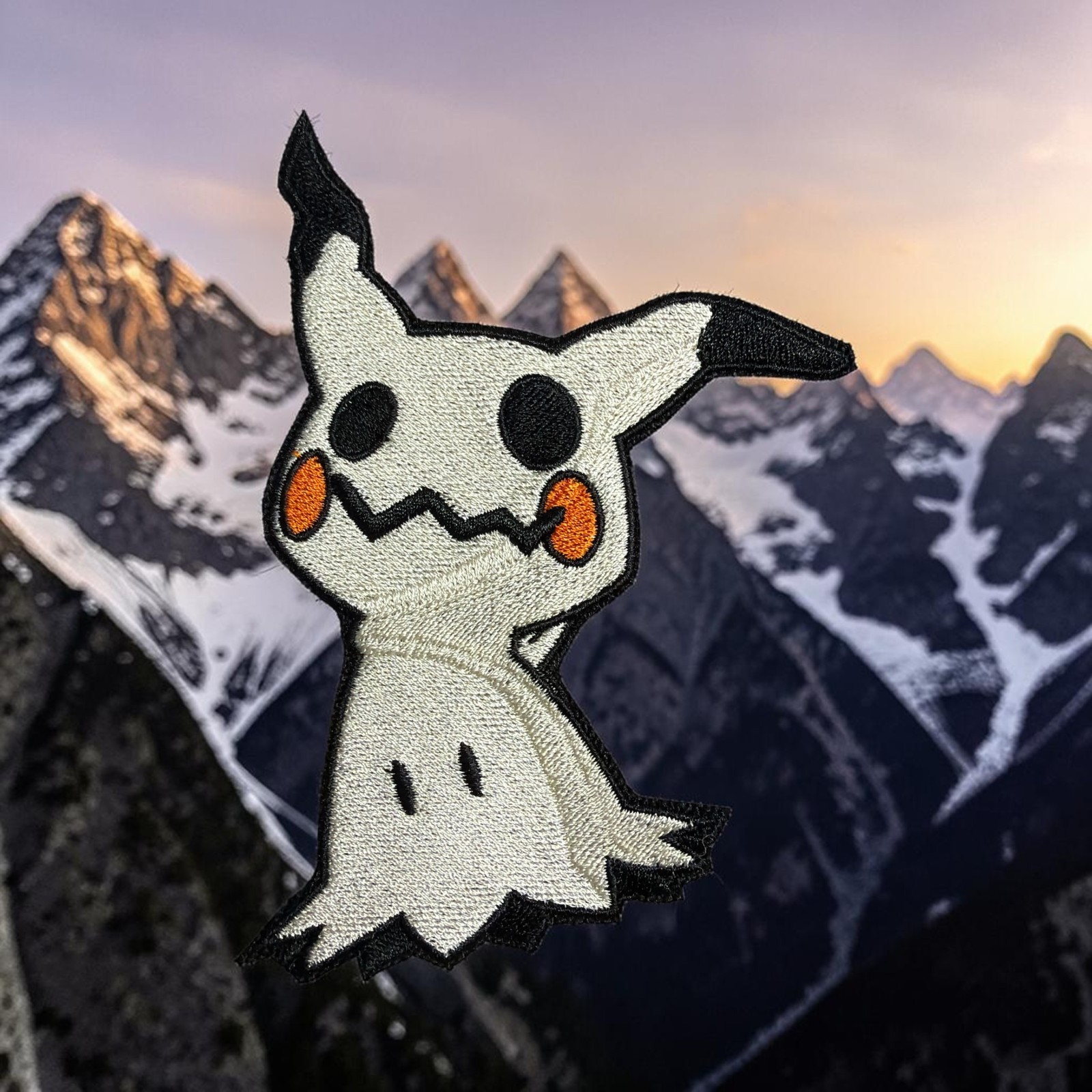 Mimikyu Pokemon Embroidery Patch 4.77" x 4.21"