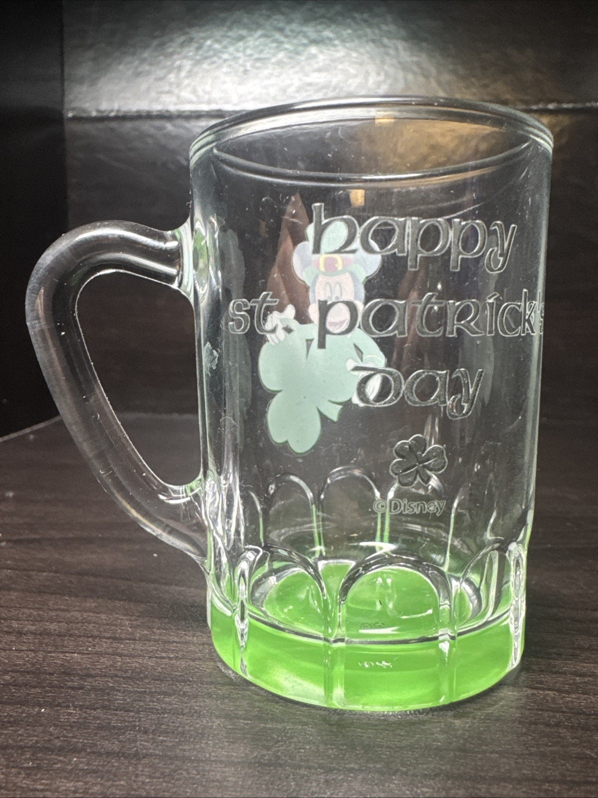 Disney Mickey Mouse St. Patrick's Day Mug Style Collectible Shot Glass