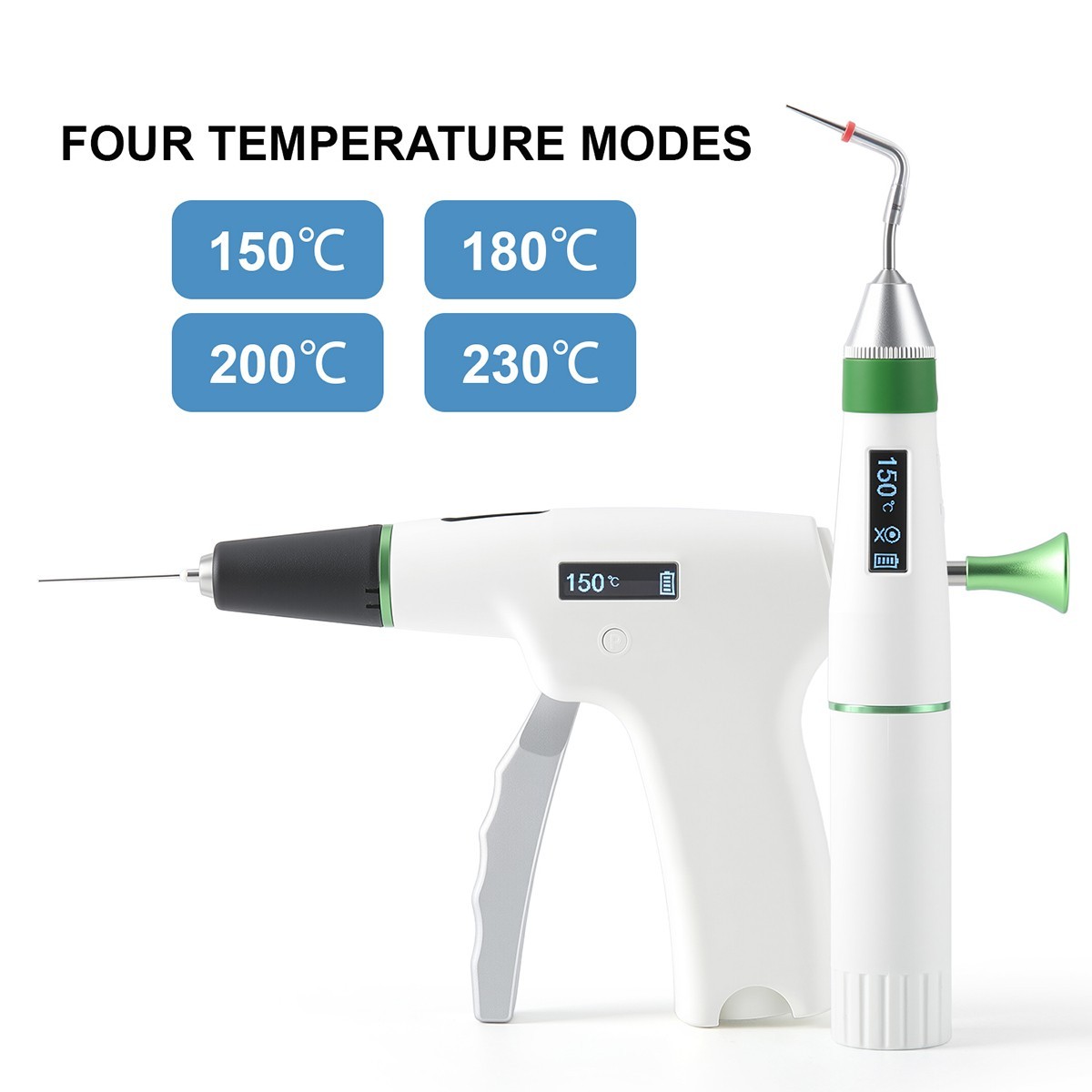 AZDENT Sistema de Obturación Endodóntico Inalámbrico Gutta-Percha+Kit Completo