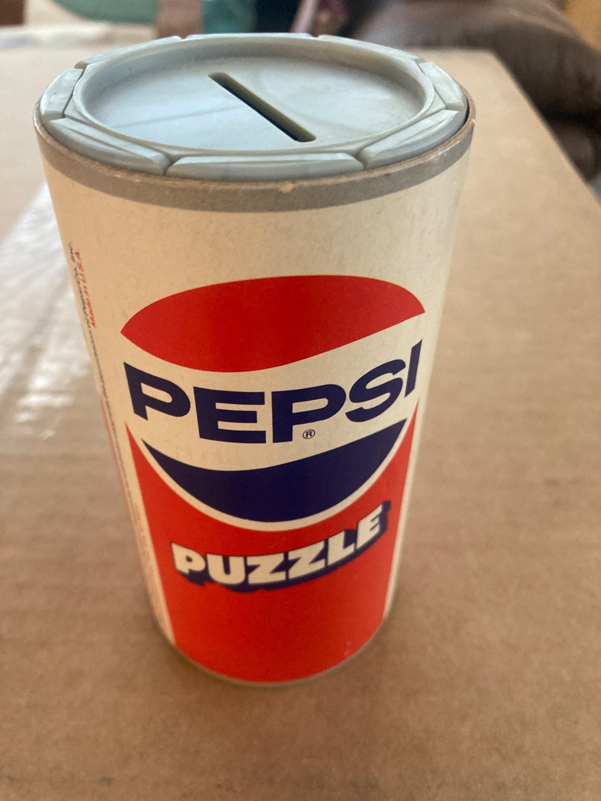 Pepsi Cola Can Shaped Puzzle Bank Brain Teaser