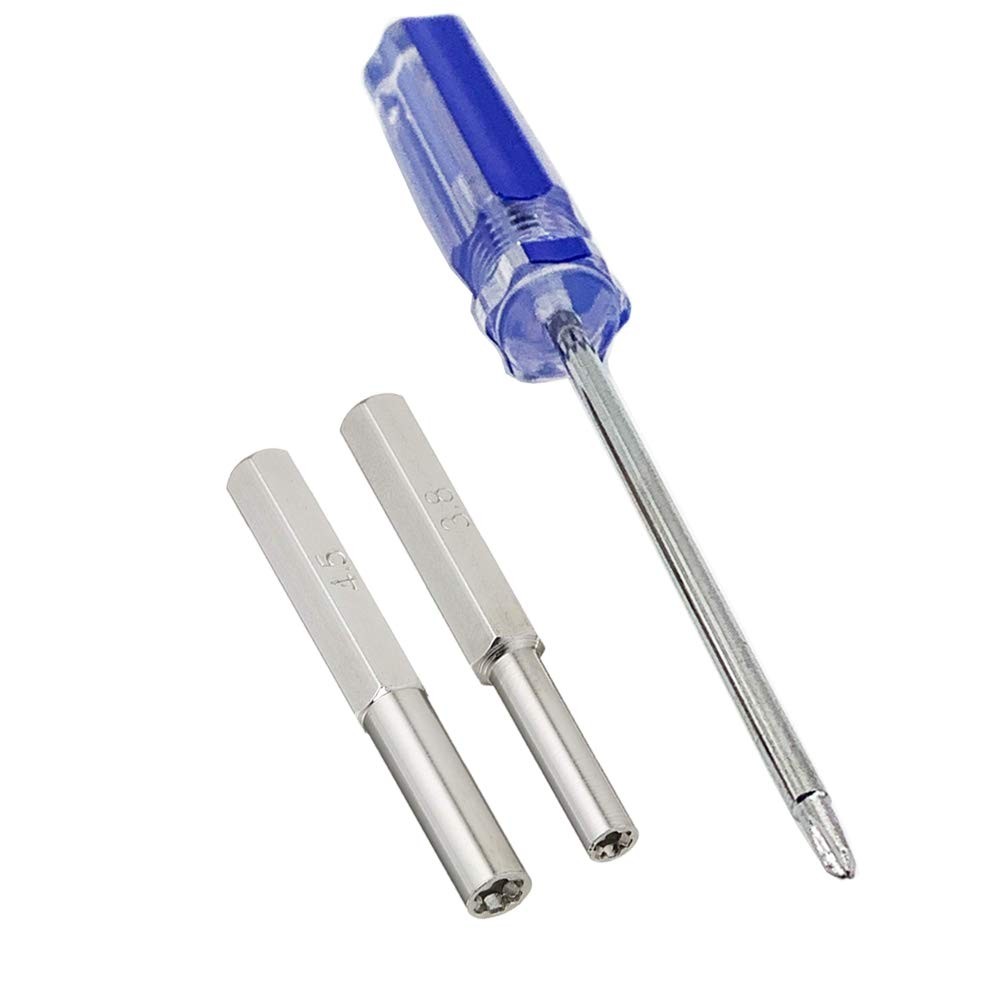 WEPUSEN Gamebit Security Tri-wing Y gamebit screwdriver 3.8mm 4.5mm, Blue