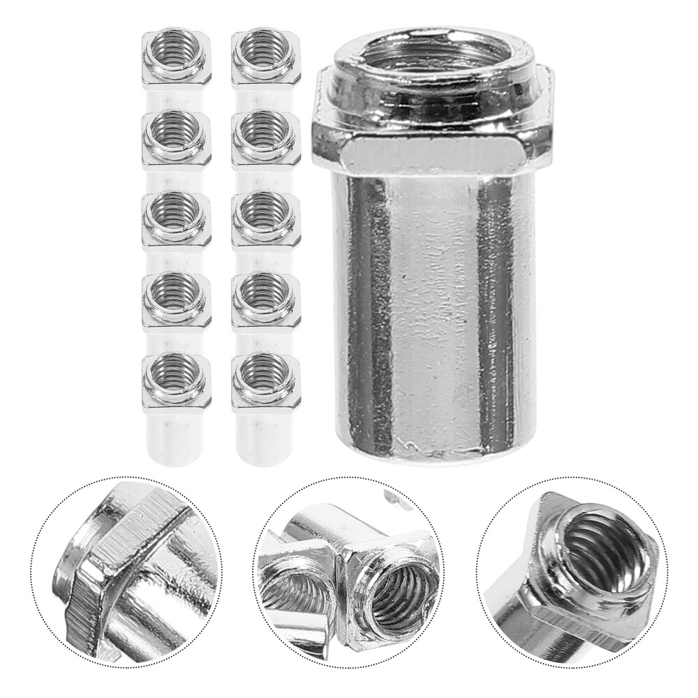 20 Pcs Drum Lug Pearl Vintage Snare Swivel Nuts Floor Spare Part