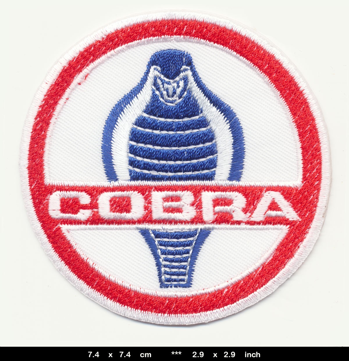 AC COBRA Patches Embroidered Sew Iron On cars sportscars Shelby England USA