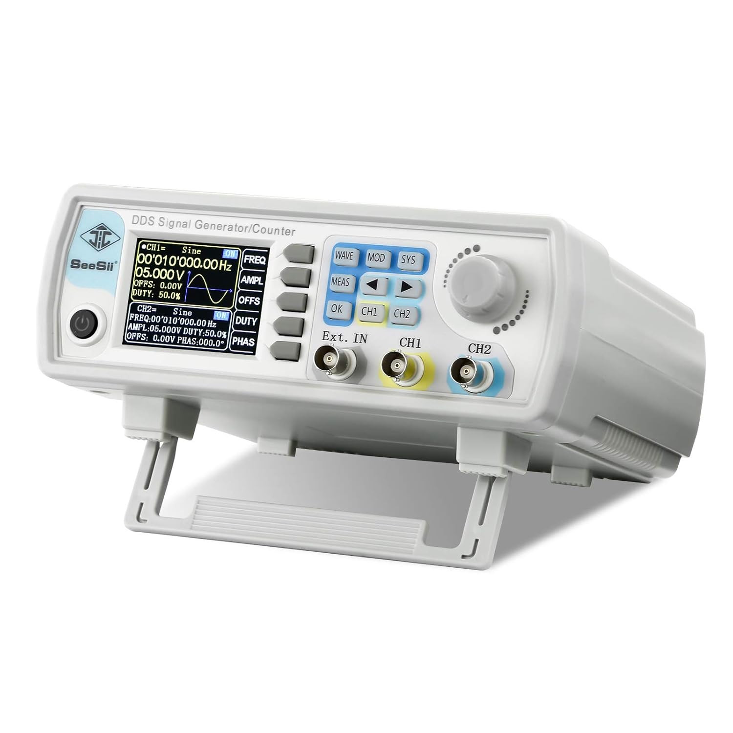 Professional Upgraded DDS Signal Generator Counter,  60Mhz LCD Display High Prec