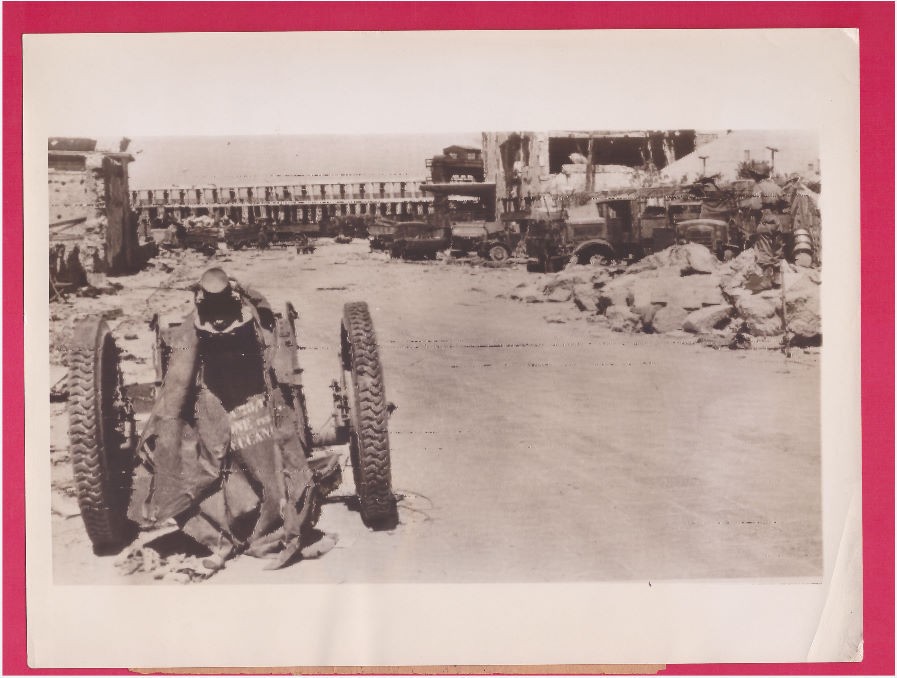 1943 Sicily Axis Equipment Abandoned at Messina 7x9 Original Press Radiophoto