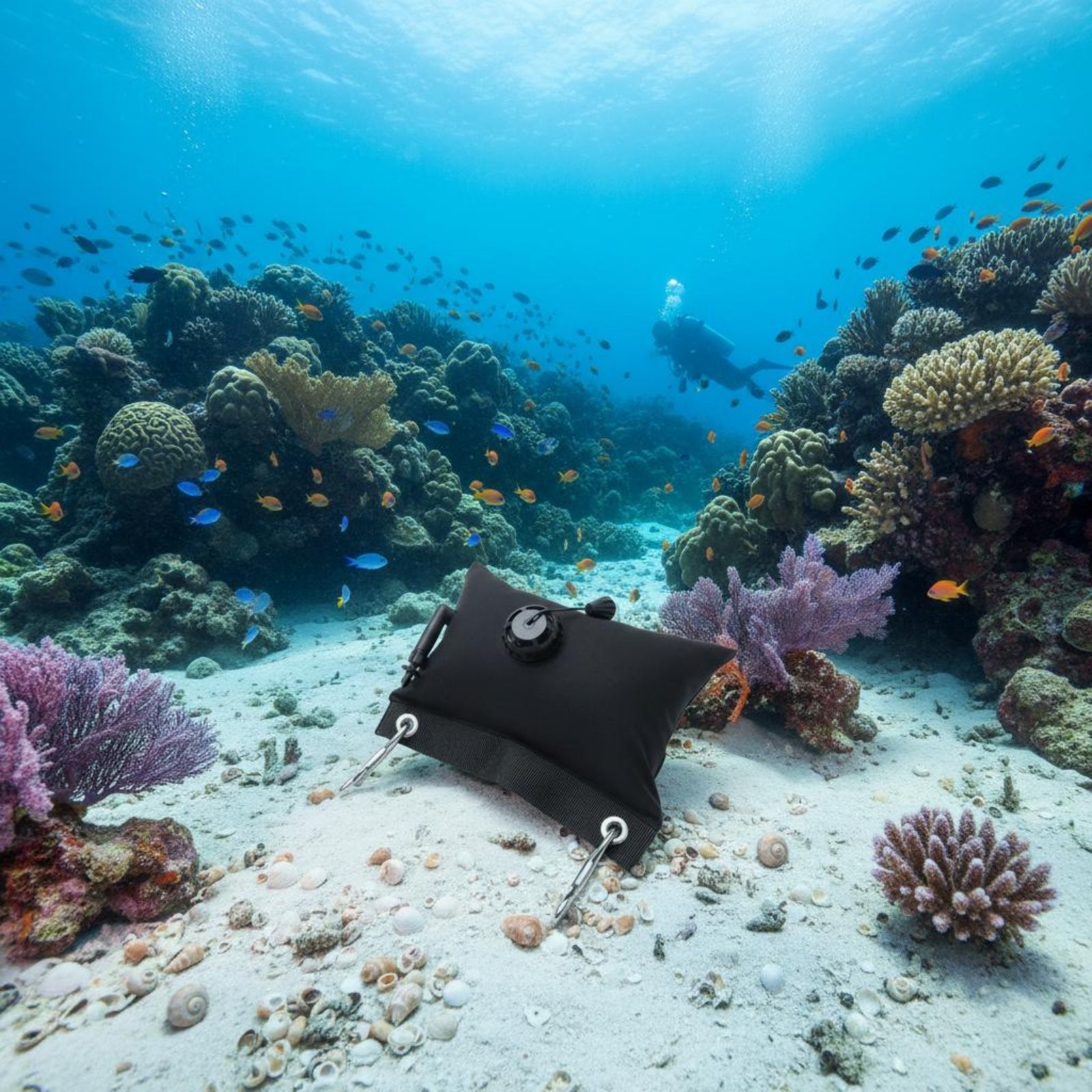 Buoyancy Compensator Bag Exhaust Release Mechanism Inflatable Dive Buoy Double