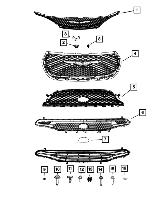 Genuine Mopar Hex Flange Head Screw 68193630AA