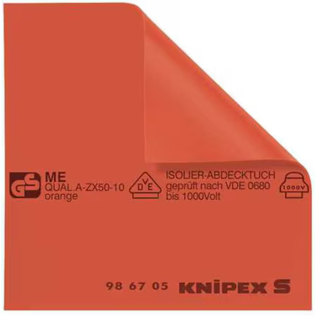 Knipex 98 67 05 Red Insulated Mat, Rubber