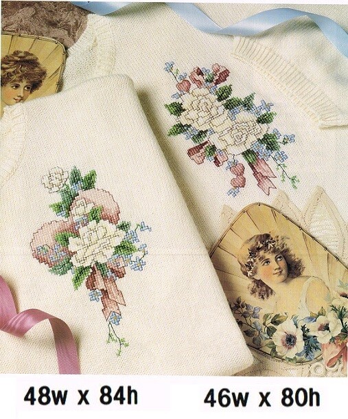 GLORIOUS GARDENIAS  CROSS STITCH PATTERNS ONLY  -  QQ5
