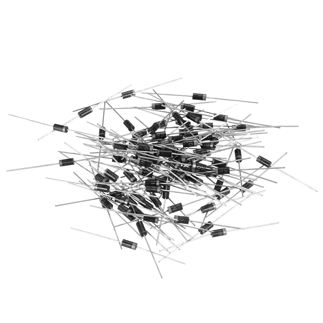 1N4001 Rectifier Diode 1A 50V Electronic Silicon Diodes 100pcs
