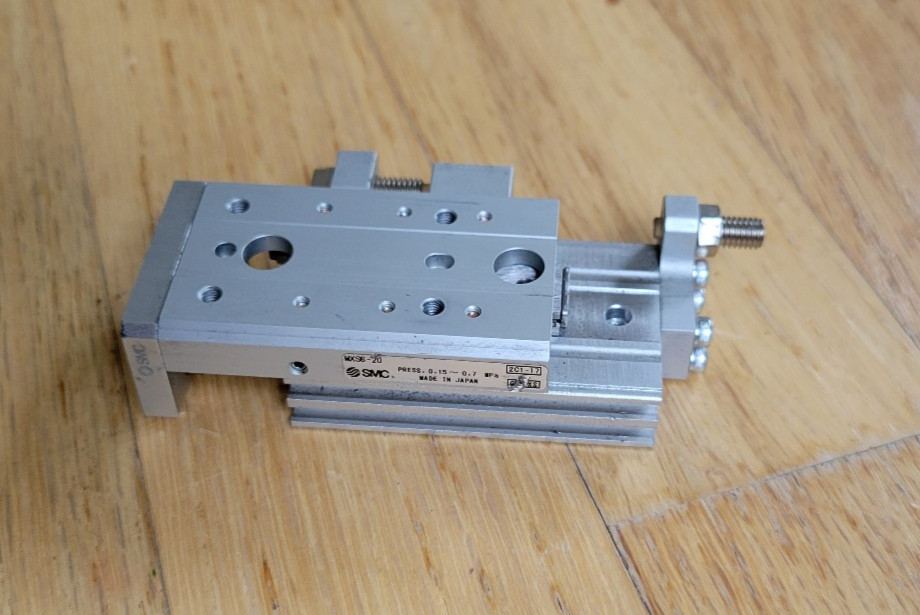SMC MXS6-20AS-M9PSAPC Pneumatic Slide Table 20mm Stroke Tested No Leaks, 3 Avail