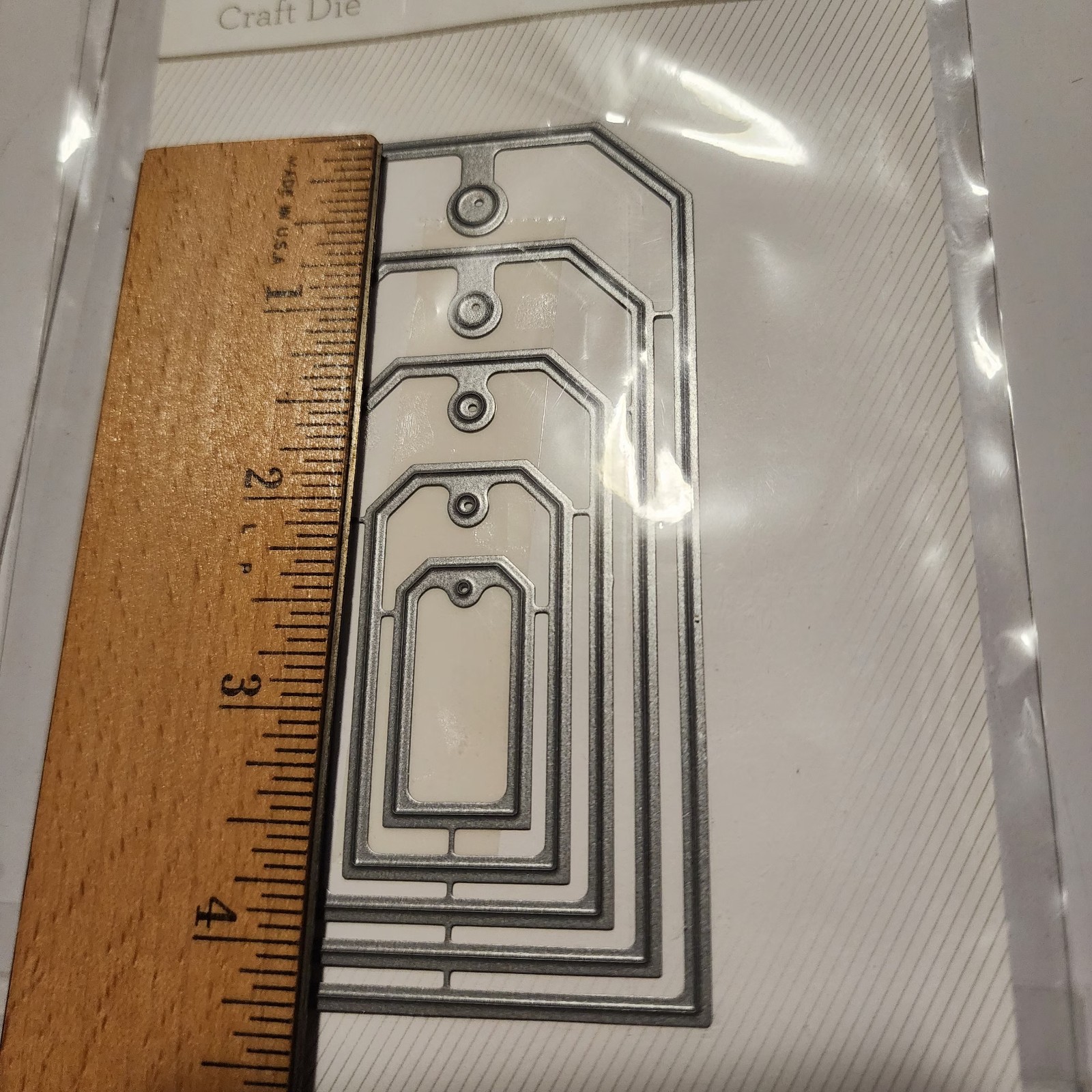 Studio Calico Cutting Die set- Journal Tags -5 sizes