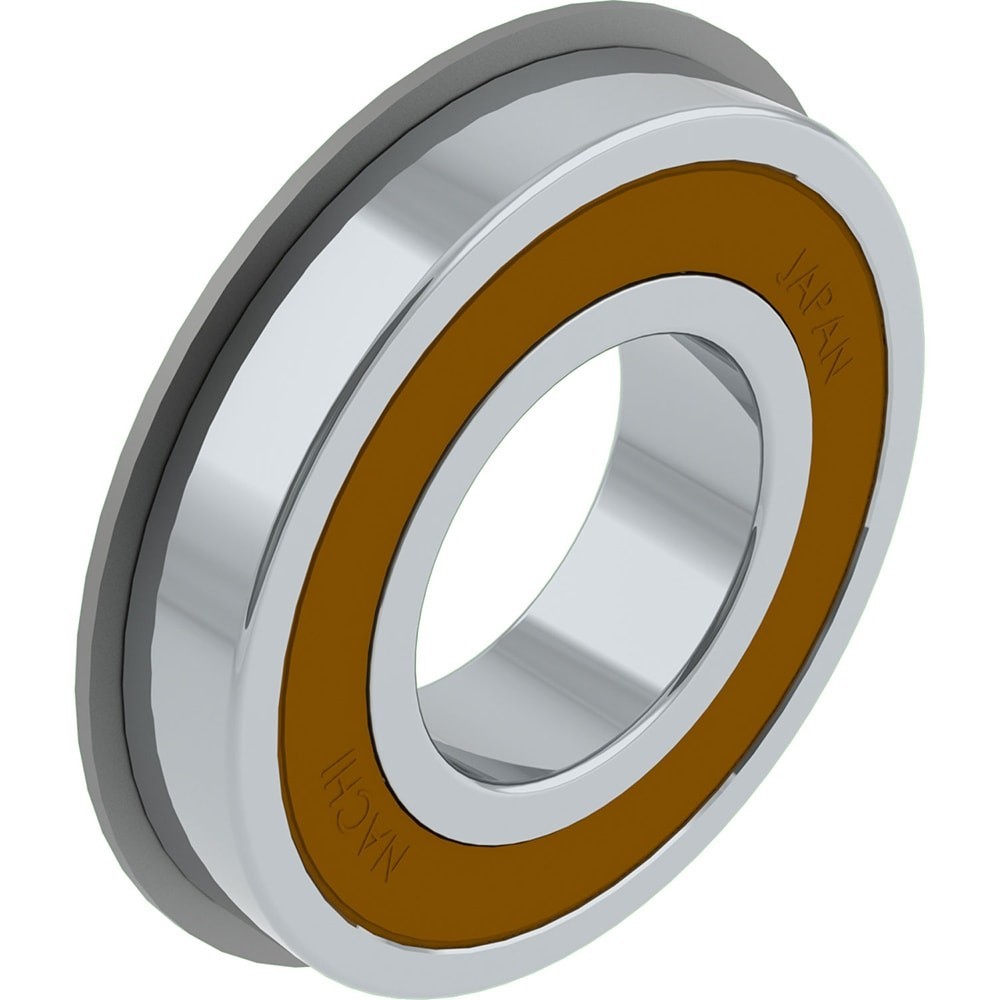 NACHI 6308 2NSE9 NR CM Ball Bearing, Rubber Sealed + Snap Ring 40x90x23 mm
