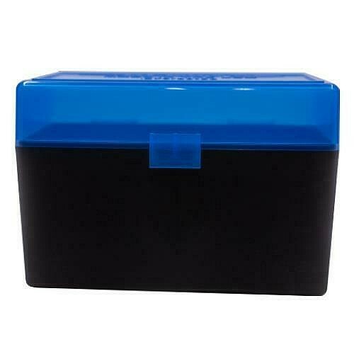 BERRY'S PLASTIC AMMO BOXES (10) BLUE 50 Round 270 / 30-06 / and More calibers