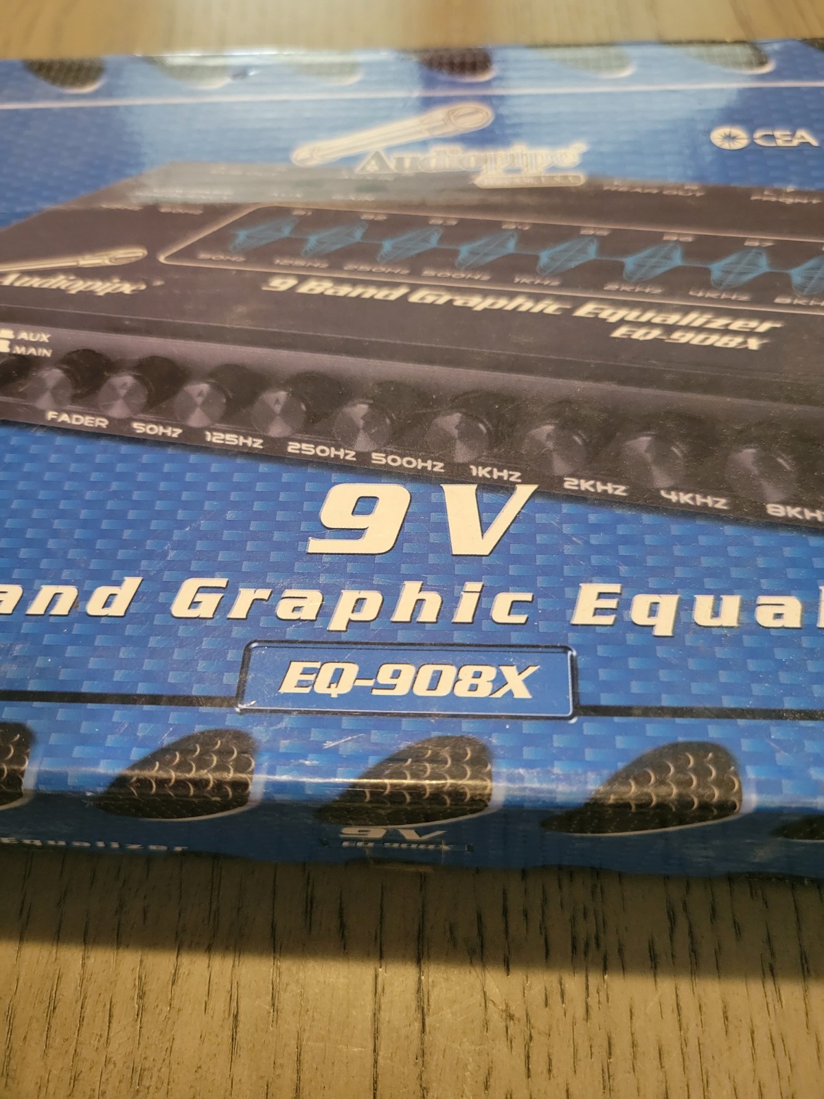 Audiopipe 9 Band Graphic Equalizer EQ-908X