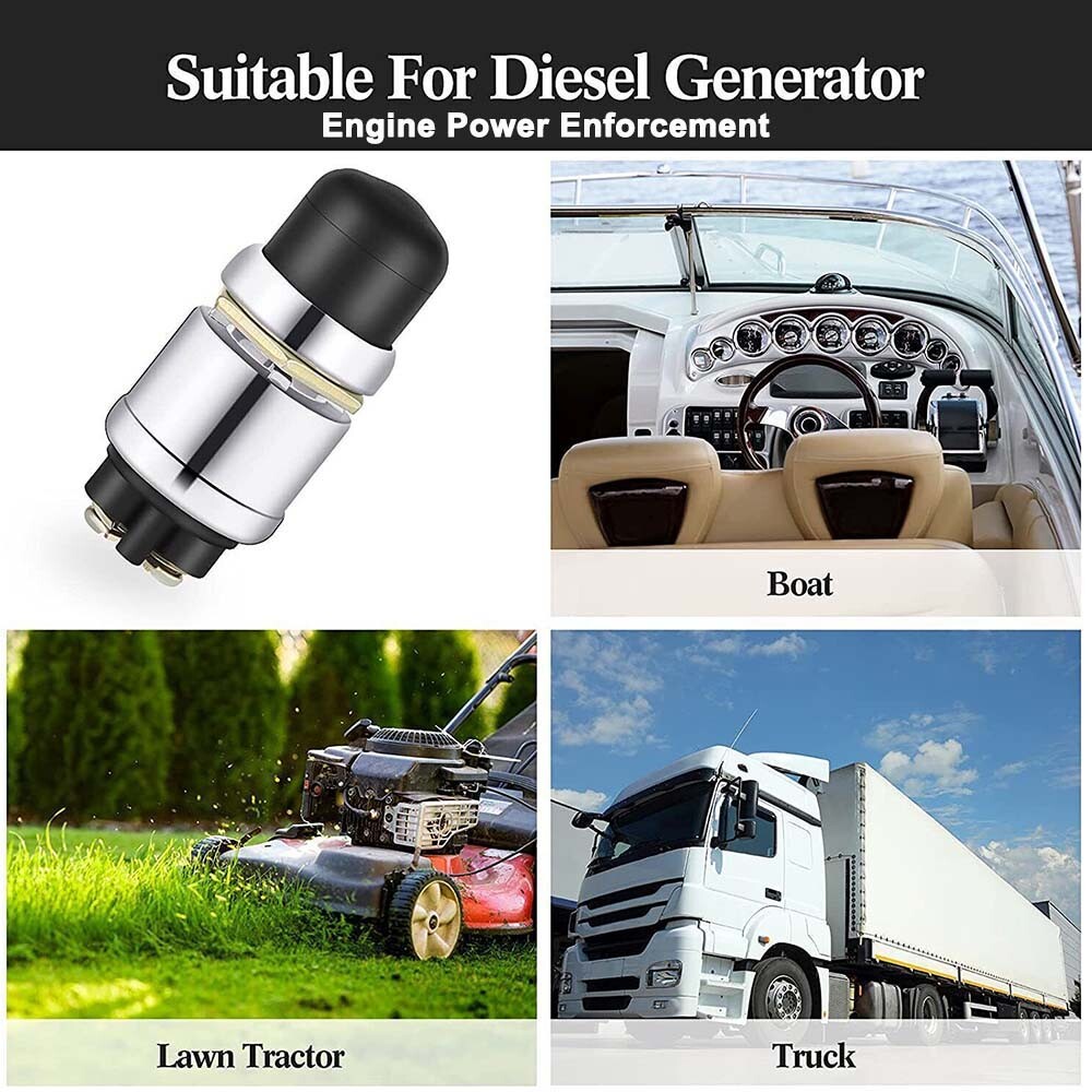 Push Button Momentary Starter 50A Ignition Switch On-Off 12V DC For Car marine