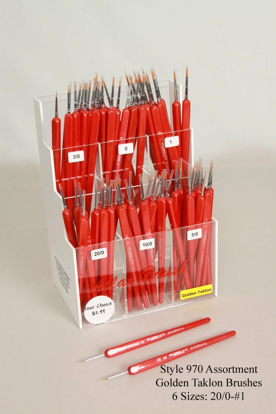 Atlas Paint Brush 970-5/0 Size 5/0