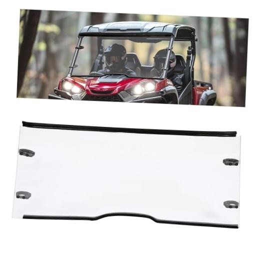 Front Full Windshield Compatible with YAMAHA WOLVERINE RMAX2 1000/ RMAX4