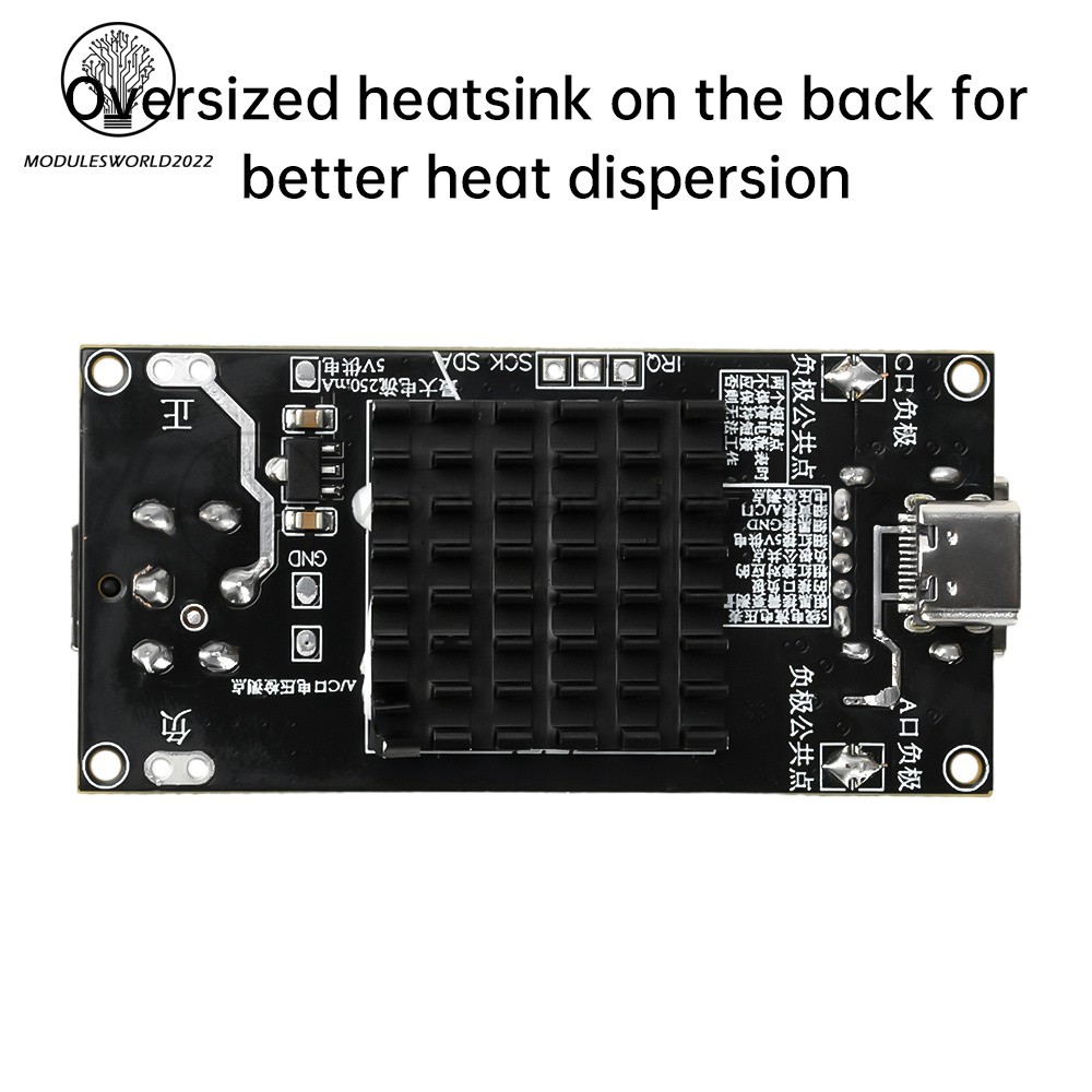 DC 6-30V 140W Multi Protocol Desktop Intelligent Fast Charging Module DIY Case
