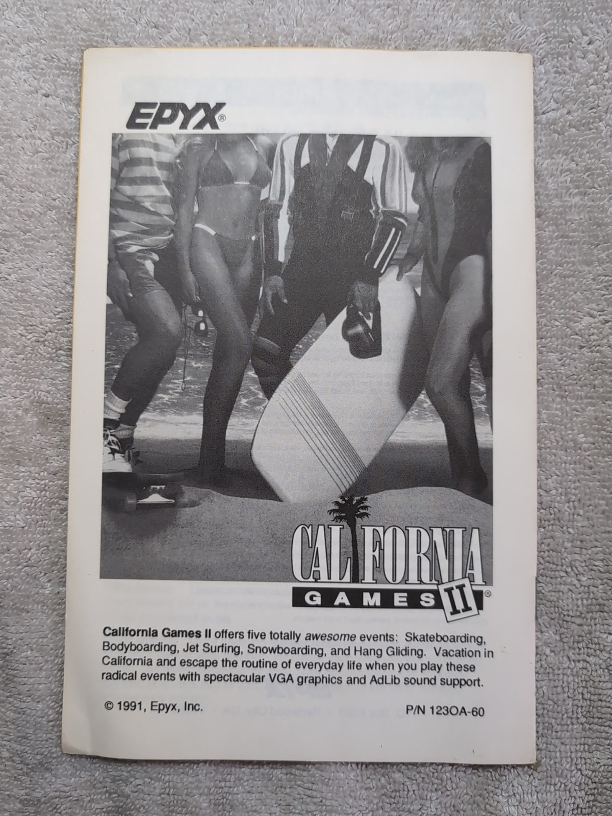 Chip's Challenge Manual 1991 Epyx