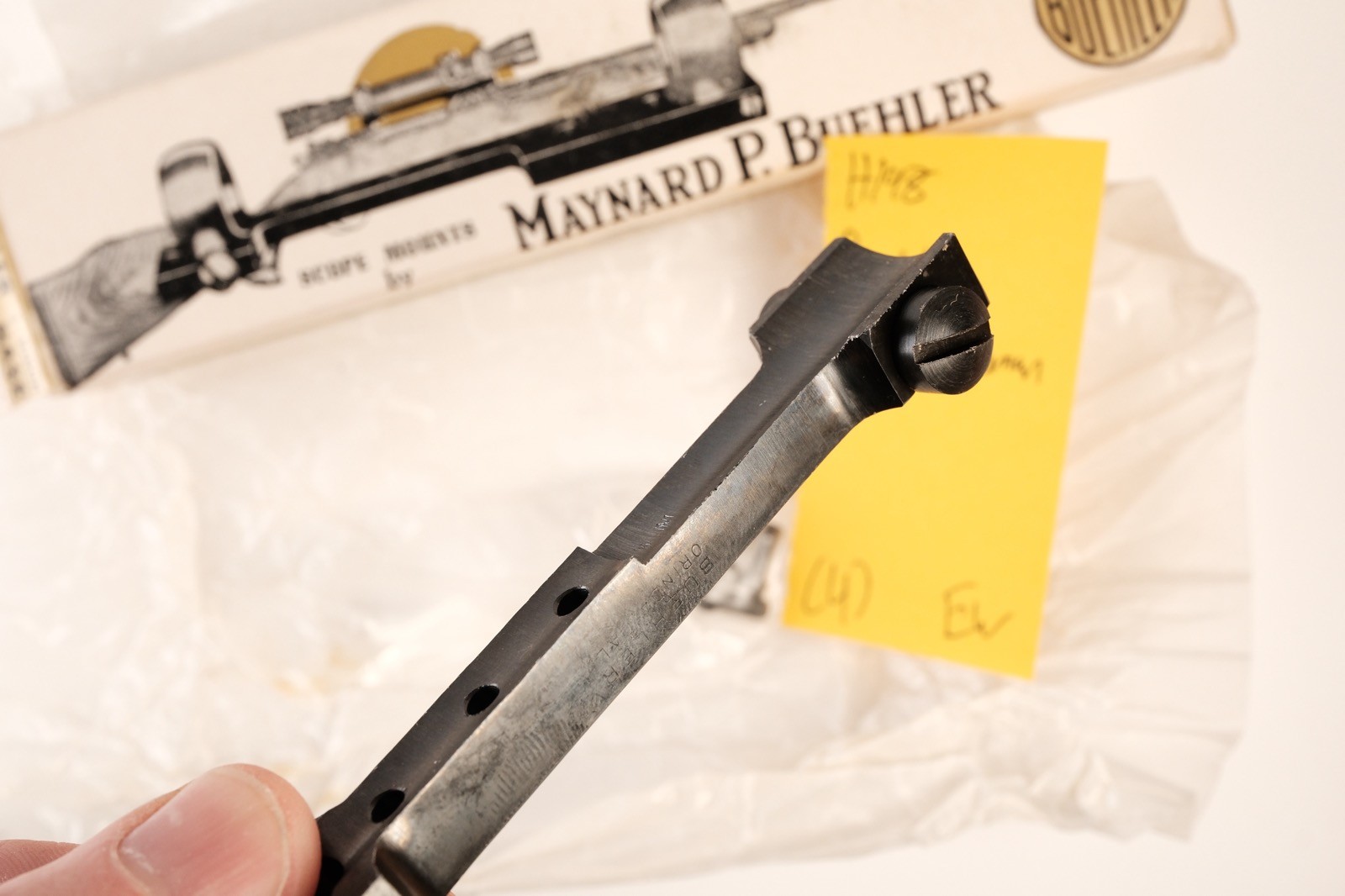 H198 Buehler Scope Mount Base Colt Woodsman