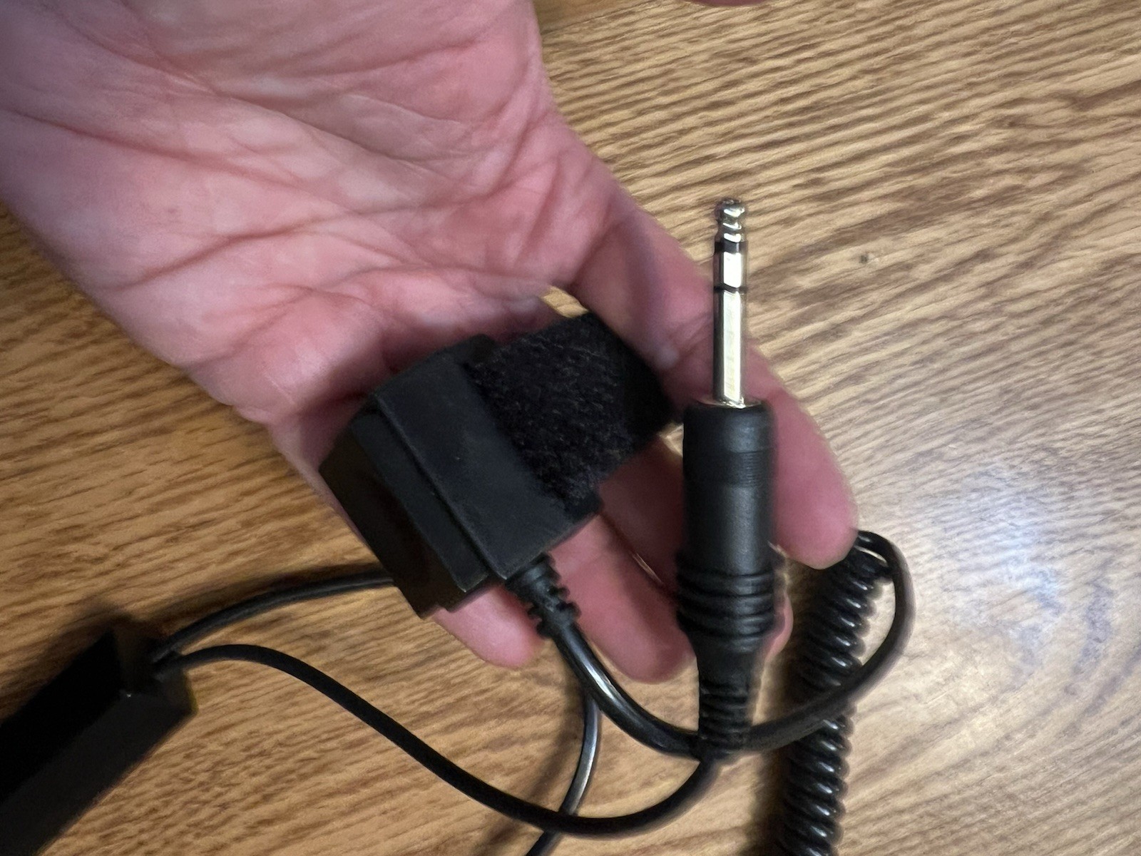 Portable Pilot Push To Talk Plug In Aircraft Aviation Communication