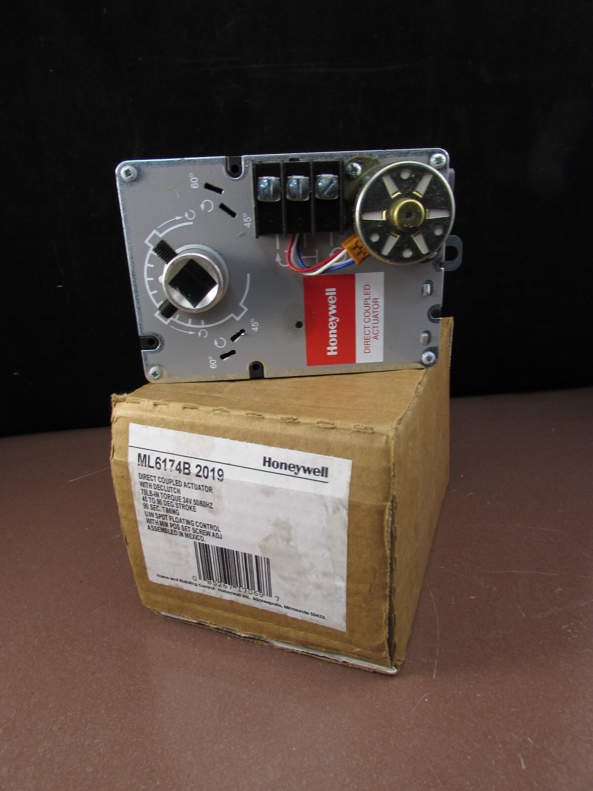 HONEYWELL ML6174B2019 Electric Actuator,70 in/lb, SPDT
