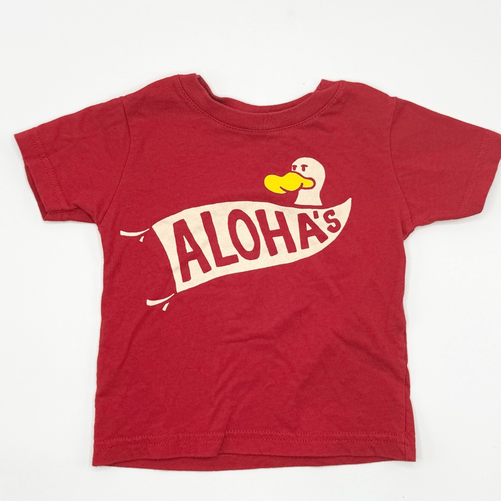 88 Tees Red GiGi Duck T Shirt - Kids US 12M