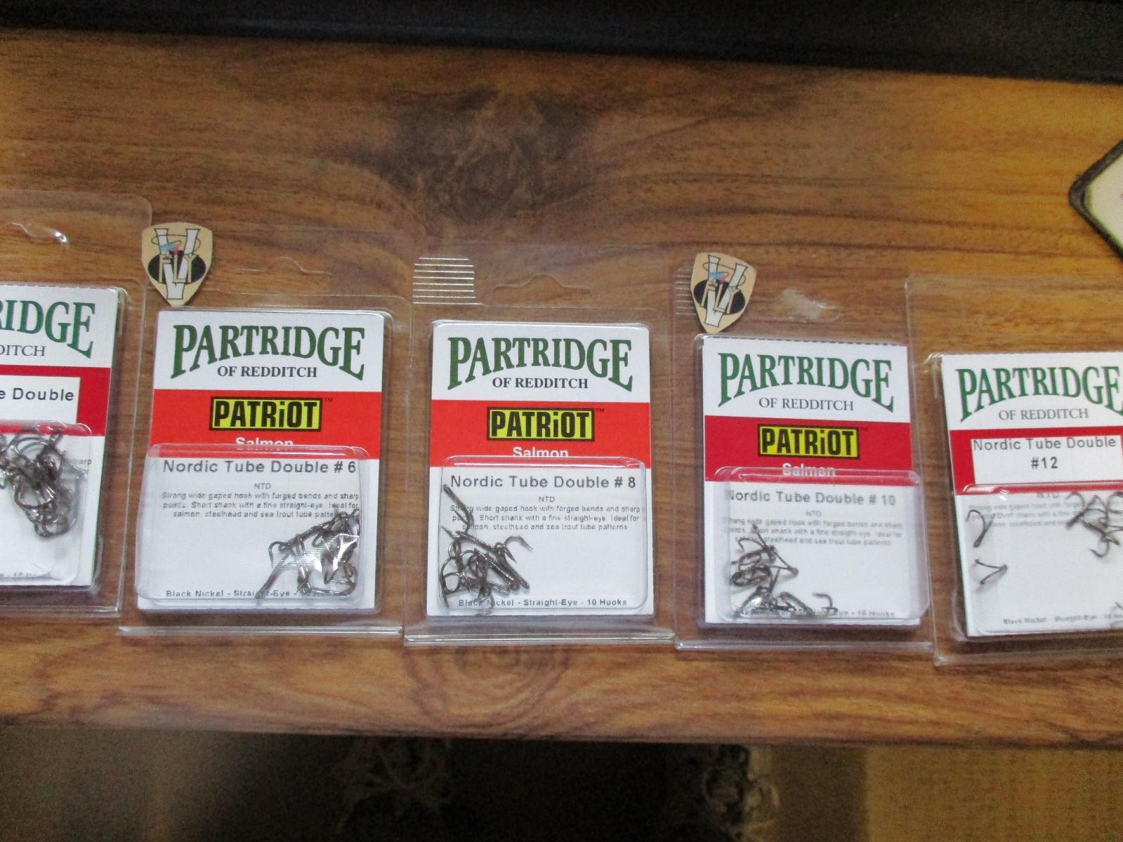 10 Partridge Nordic Tube Fly Double Salmon Hooks All Sizes 4-12