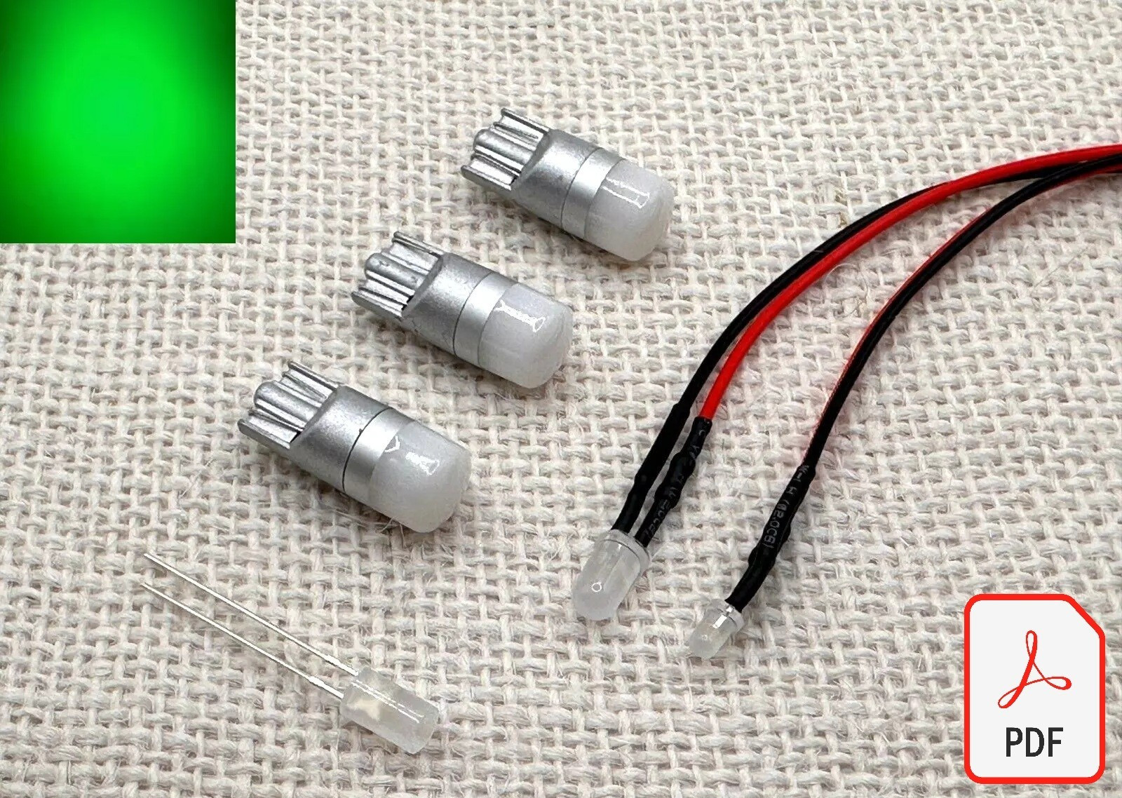 Kenwood KT-5300 replacement GREEN LED Lamps bulb lights kit upgrade INSTRUCTINS