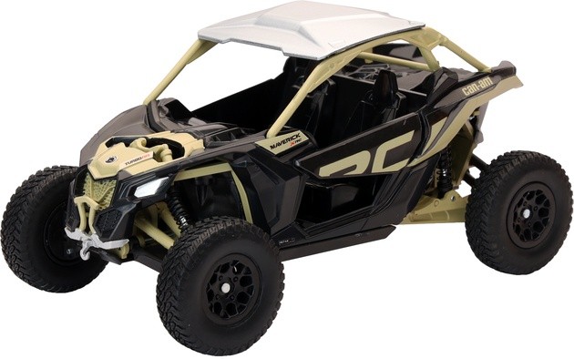 New Ray Toys 1:18 Scale UTV of Can-Am Maverick X3 Xrc Turbo Black/Tan