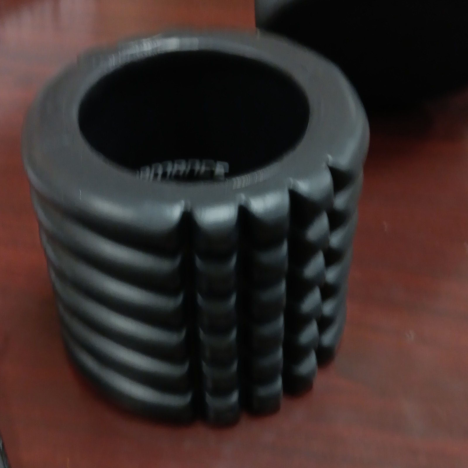 PFP Massage Grid Foam Roller, Black Foam Material, Includes Storage Case