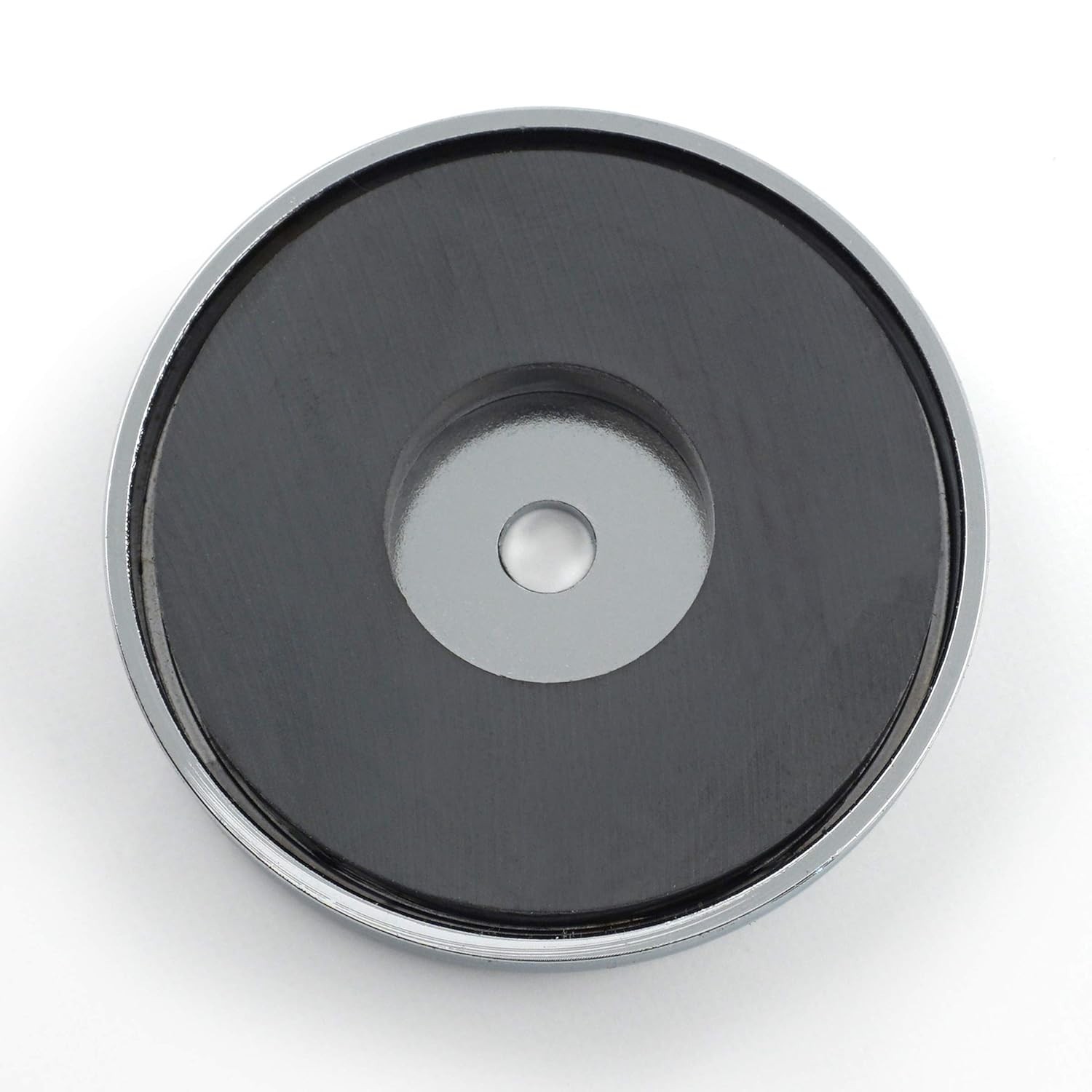 Versatile Nickel-Plated Magnets - 3-Pack with 65 lbs Pull - Indoor/Outdoor Use
