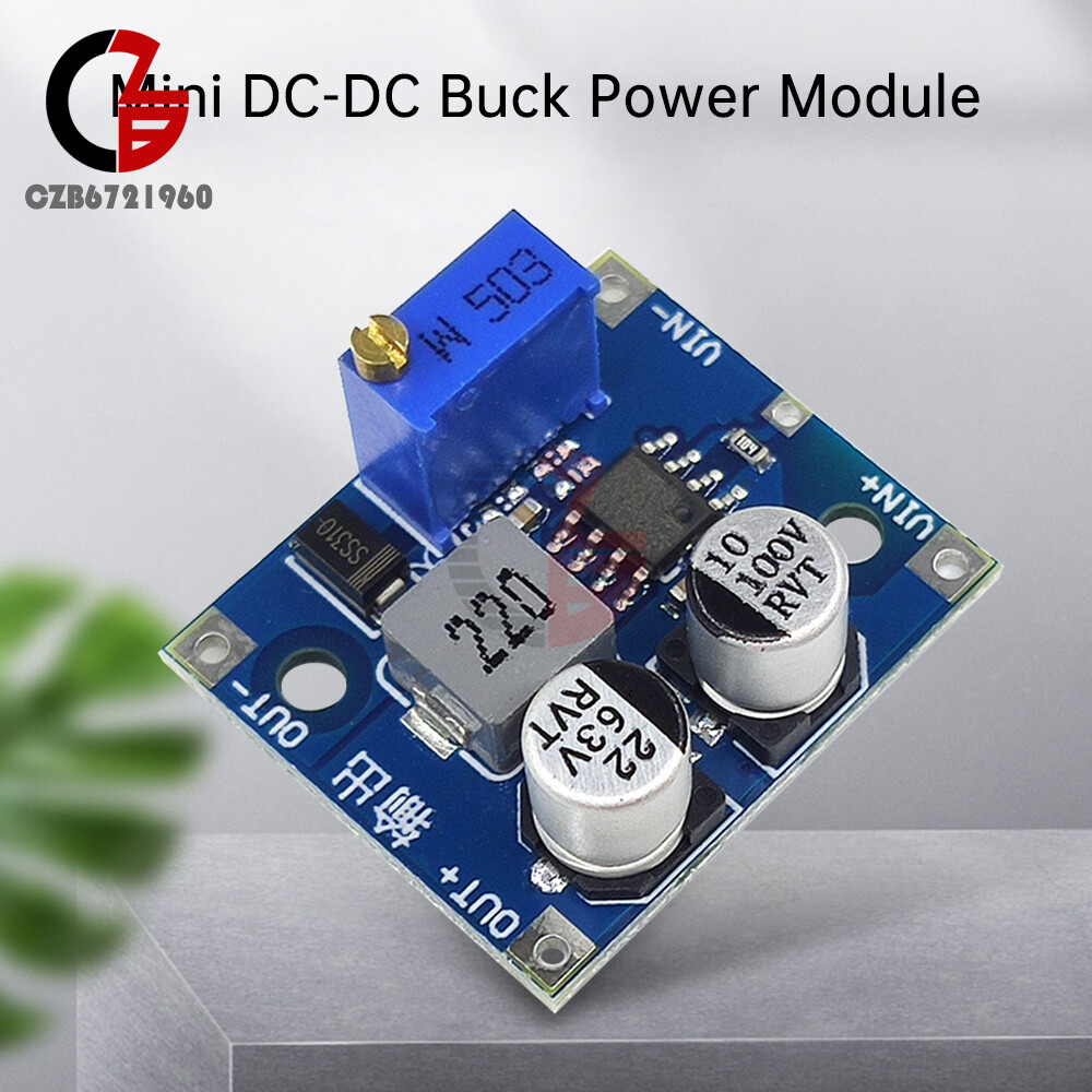 Mini DC-DC Step-Down Power Module Buck Converter 5-80V to1-62V Adjustable 1.5A